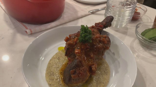 Valentine's Day Dinner: Braised Lamb Shank