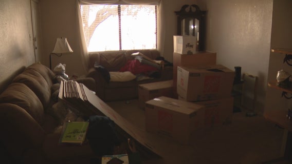 High school football team helps Hurst family move out of storm-damaged apartment