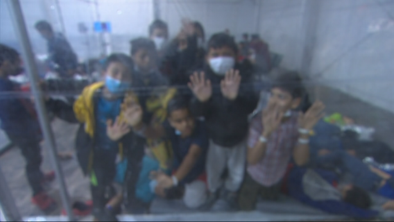 Shelter for undocumented minors opens in San Antonio as reporters are allowed inside crowded border facility