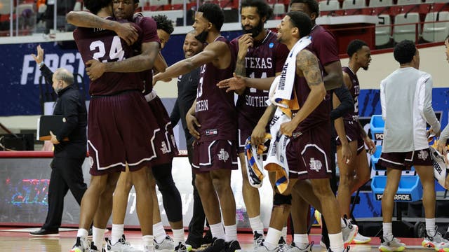 Texas Southern beats Mount St. Mary's 60-52 in NCAA opener