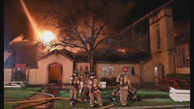 Fort Worth church heavily damaged by overnight fire