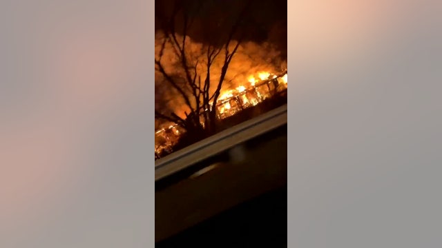 One person taken to hospital after large Fort Worth apartment fire