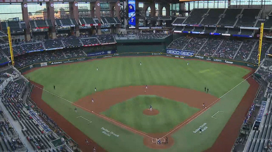 Texas Rangers Fans Fill Home Stadium to Capacity at Team's Home Opener