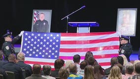 Memorial service held for Celina officer & daughter killed in crash