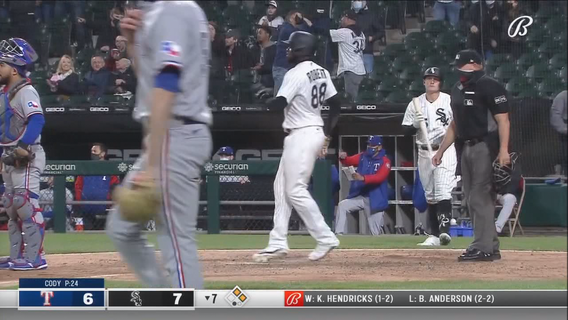 Mercedes gets 4 more hits, White Sox beat Rangers 9-7