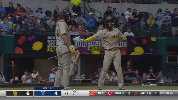 Padres follow up 1st no-no with 7-4 victory over Rangers