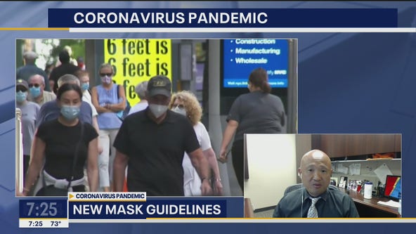 Health expert discusses new outdoor mask guidelines