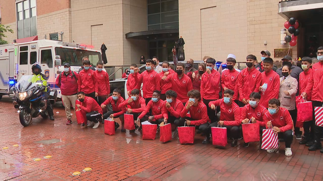 Diamond Hill Jarvis High School boys soccer team given special send-off as they head to state finals