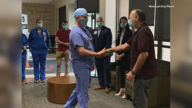 Early COVID-19 patient reunites with doctors who saved his life with new treatment