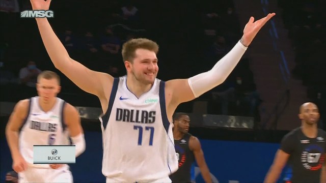 Doncic guides Mavericks over Knicks