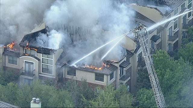 Dozens displaced after four-alarm fire at Addison apartment complex