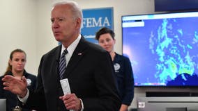 Biden gets hurricane season briefing at FEMA, doubles funding for extreme weather