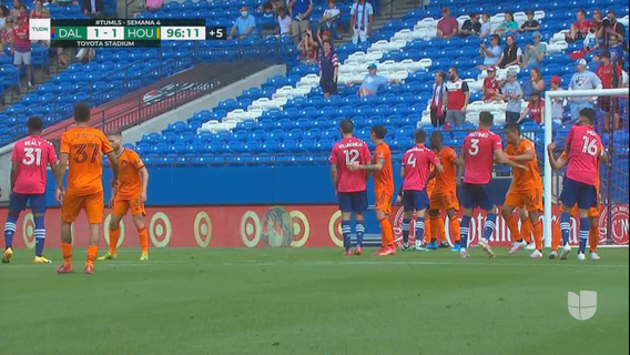 Obrian lifts Dallas to 1-1 tie against Dynamo