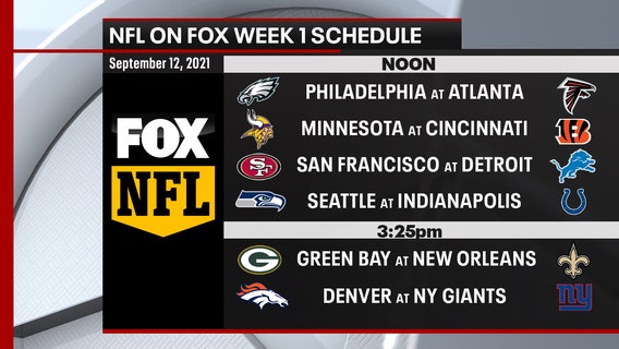 Sneak Peek: NFL releases Week 1 schedule on FOX