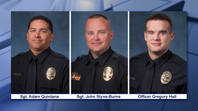 Flower Mound officers shot during standoff continuing to recover, doing well