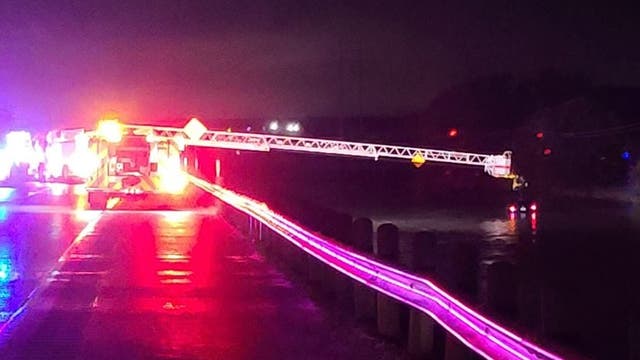 Driver dies after vehicle swept away in swift floodwaters in Ellis County