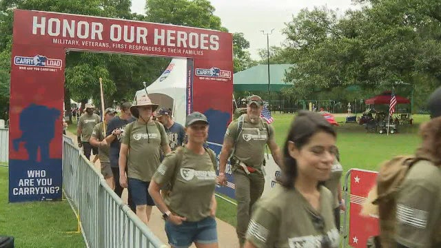 Carry the Load march draws hundreds to Dallas for Memorial Day