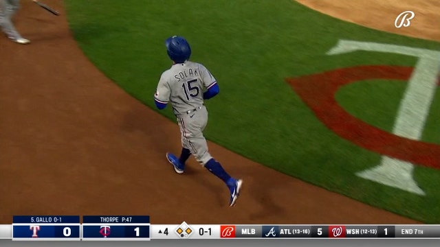 Yang makes first start in majors; Rangers beat Twins 3-1