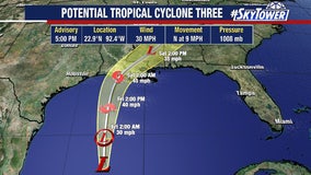 Warnings issued as Tropical Storm Claudette expected to form in Gulf