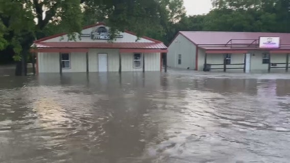 Floodwaters damage Azle businesses