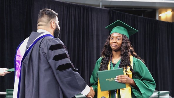 Arlington ISD student graduates after having perfect attendance since kindergarten