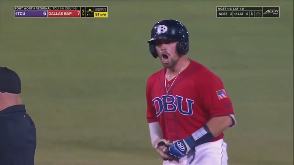 Boulware, Dallas Baptist rally to beat No. 1 seed TCU 8-6