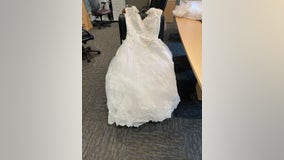 Wedding dress found on Dallas North Tollway in Frisco