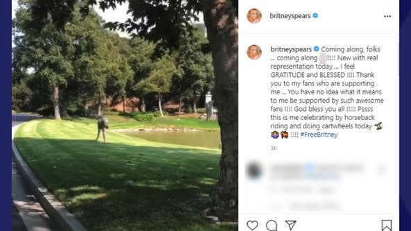 Video: Britney Spears does cartwheels after judge lets her choose lawyer in conservatorship case