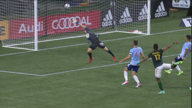 Jeremy Ebobbise scores in Timbers' 1-0 win over FC Dallas