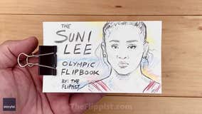 Sunisa Lee’s Olympic gold win inspires flipbook art