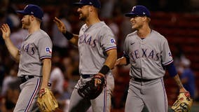 Lyles' strong start leads Rangers over sloppy Red Sox, 10-1