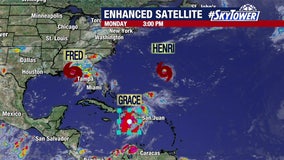 3 tropical systems impacting US, Caribbean and Bermuda