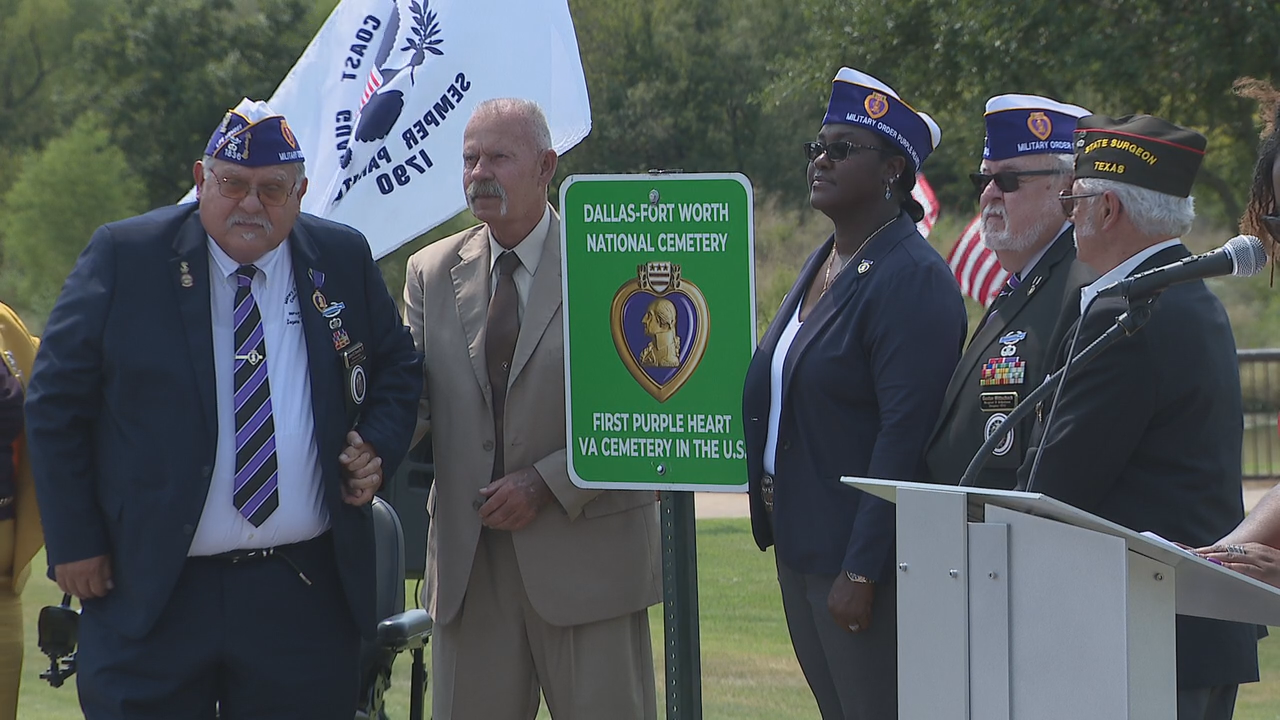 DFW National Cemetery becomes 1st Purple Heart VA Cemetery in the United States - Vimarsana News