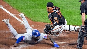 Rangers rally past Orioles, 8-5