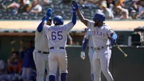 Rangers hold off A's 4-3 to win series, dent Oakland's hopes