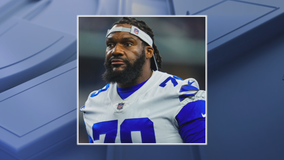 Cowboys OL Ty Nsekhe out vs Chargers because of heat illness