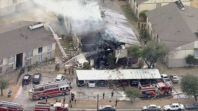 Dallas apartment explosion injures 8, 3 firefighters in critical condition