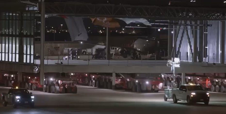 New DFW Airport Terminal C gates moved into place