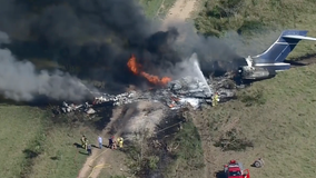 Federal investigators looking into fiery Texas plane crash headed to Boston