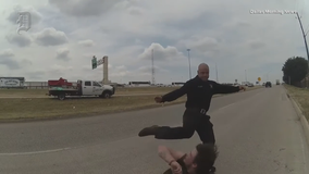 Video shows Dallas paramedic punching, kicking homeless man