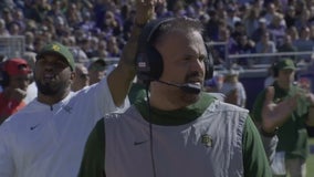 Former Baylor coach returns to AT&T Stadium with undefeated Panthers