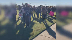 Lake Highlands students protest over claims of racist behavior at school