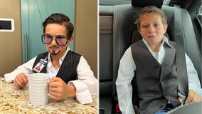 Boy bullied for Tony Stark Halloween costume makes superhero return to school