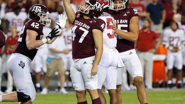 Texas A&M beats No. 1 Alabama 41-38 on last-play field goal