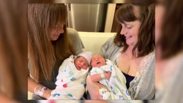 North Texas sisters give birth to baby boys on the same day