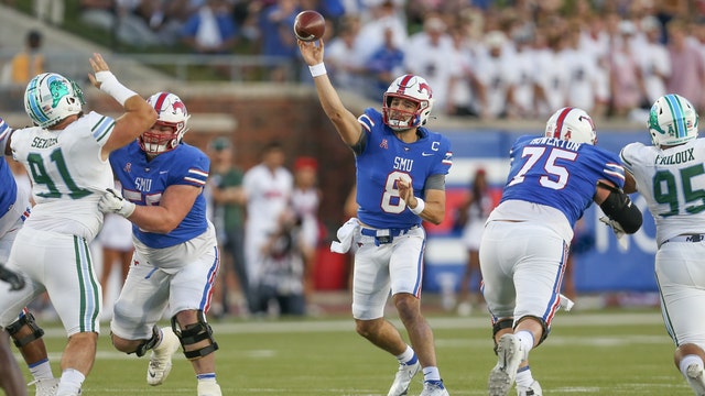 Mordecai throws 3 more TDs, No. 21 SMU beats Tulane 55-26