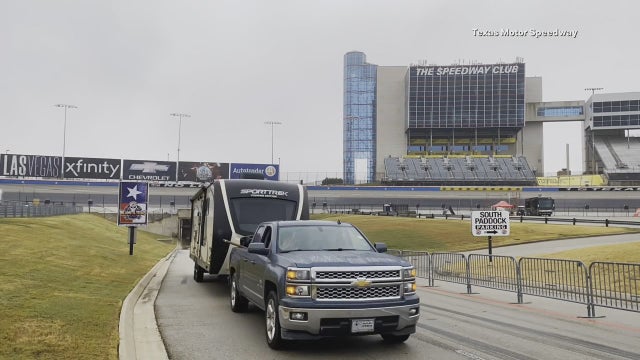 Fans arrive at Texas Motor Speedway for a big NASCAR weekend