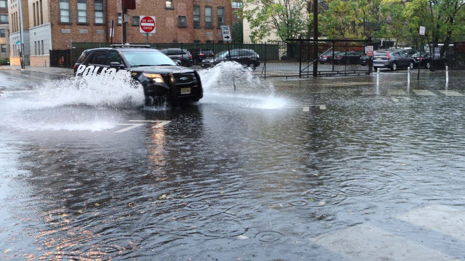 Nor'easter Storm Passes through New York and New Jersey