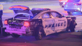 No injuries reported after Dallas PD vehicle struck