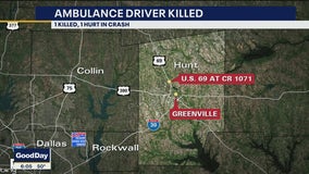 Hunt County paramedic killed in crash on Highway 69